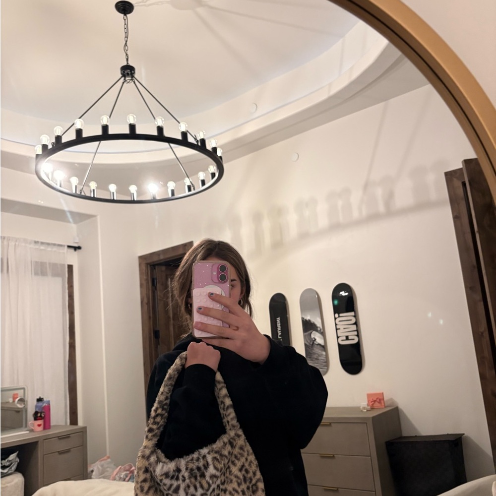 Brandy Melville Leopard Print Sholder Bag